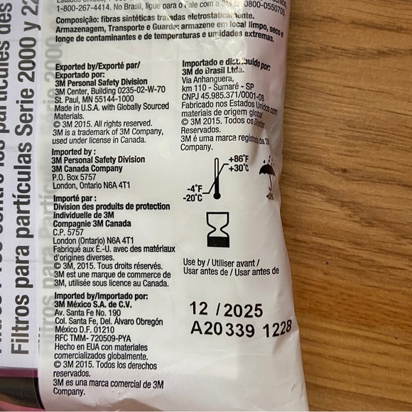 3M particulate filter P100 2091 - Picture 3 of 5